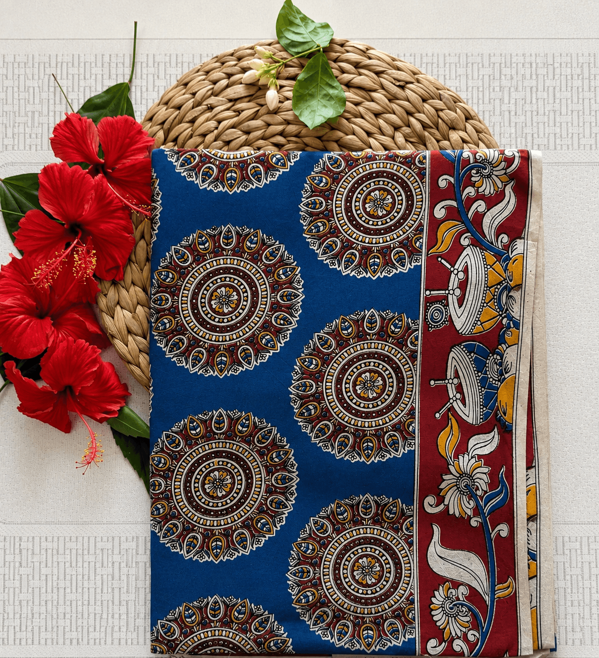 Kalamkari Cotton Soft Saree