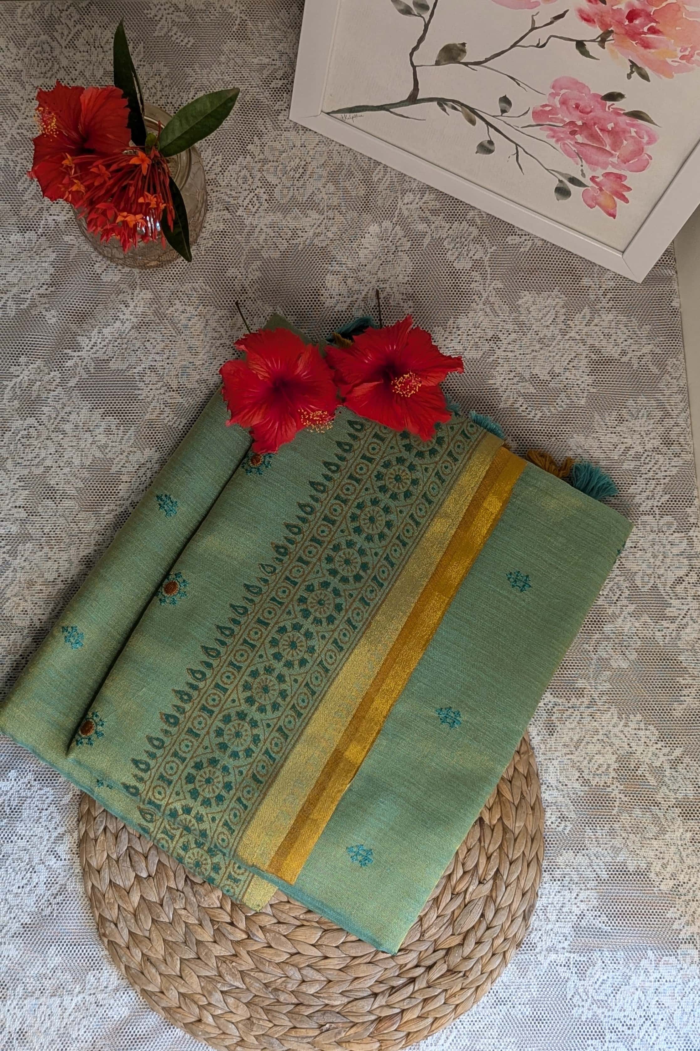 Cotton Silk Saree